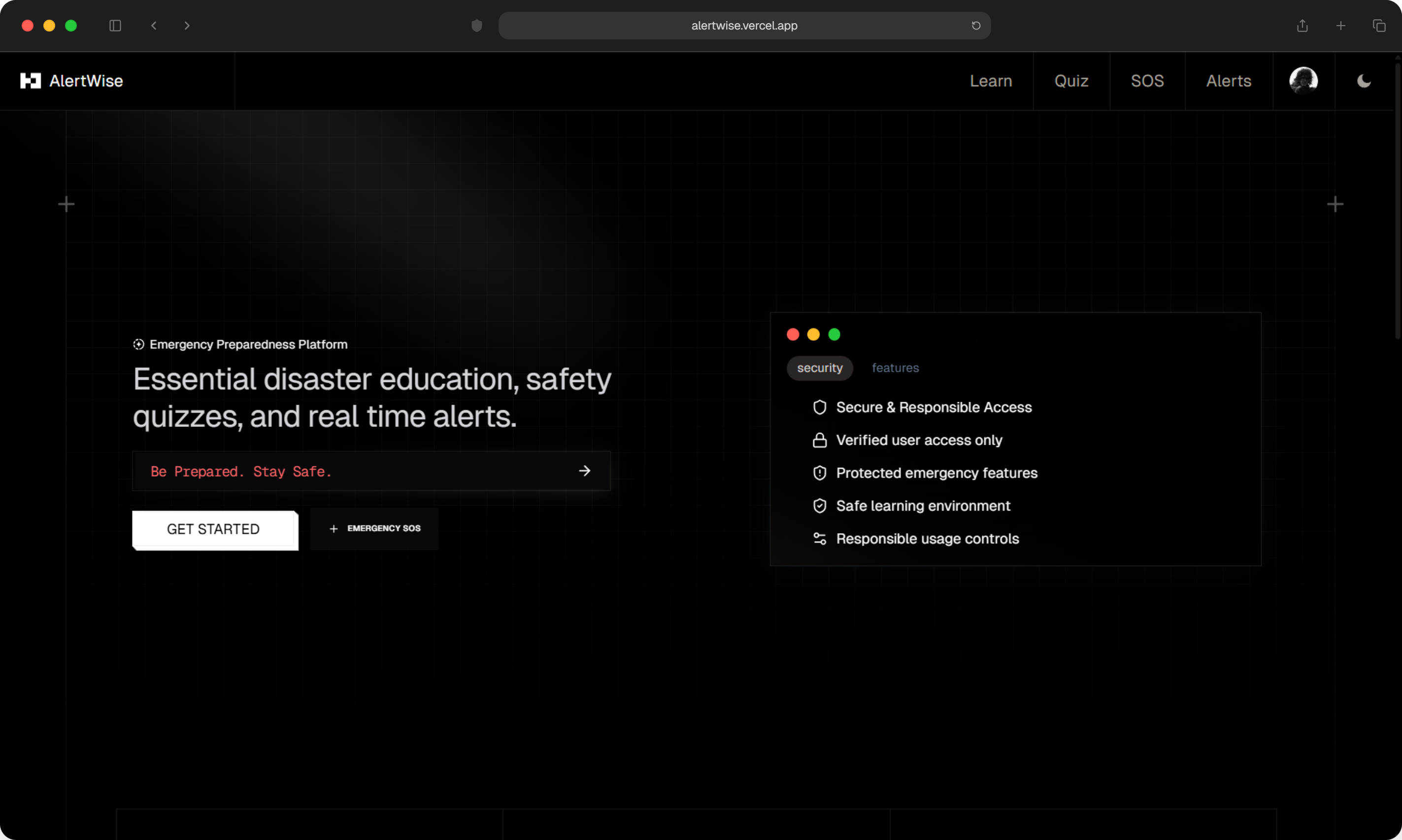 AlertWise preview